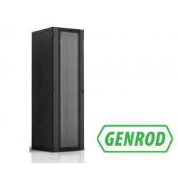 Rack 600mm prof 30U c/pta delantera GENROD