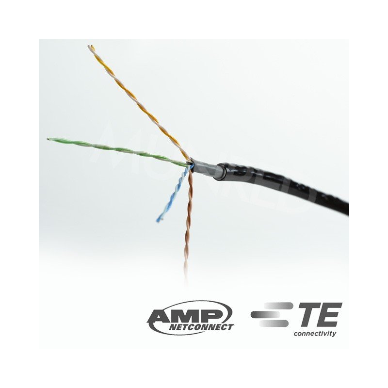 Cable Utp Cat 5e X 305mts Exterior Doble Vaina Commscope Amp